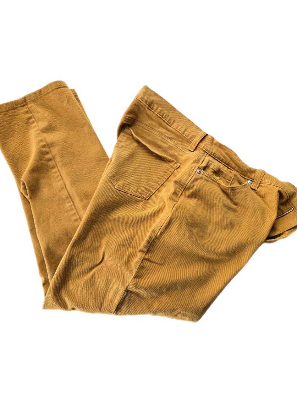 Gloria Vanderbilt Amanda "Golden Buttercup" Jeans Women's 18 5-Pocket & Logo